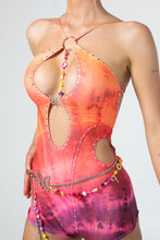 Load image into Gallery viewer, Butterfly Playsuit & Belt - Sunburst