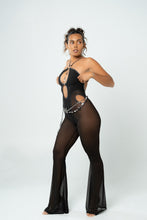 Load image into Gallery viewer, Butterfly Jumpsuit &amp; Belt - Black

