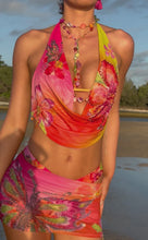Load and play video in Gallery viewer, Painted Papillon Cowl Neck Top (PREORDER)
